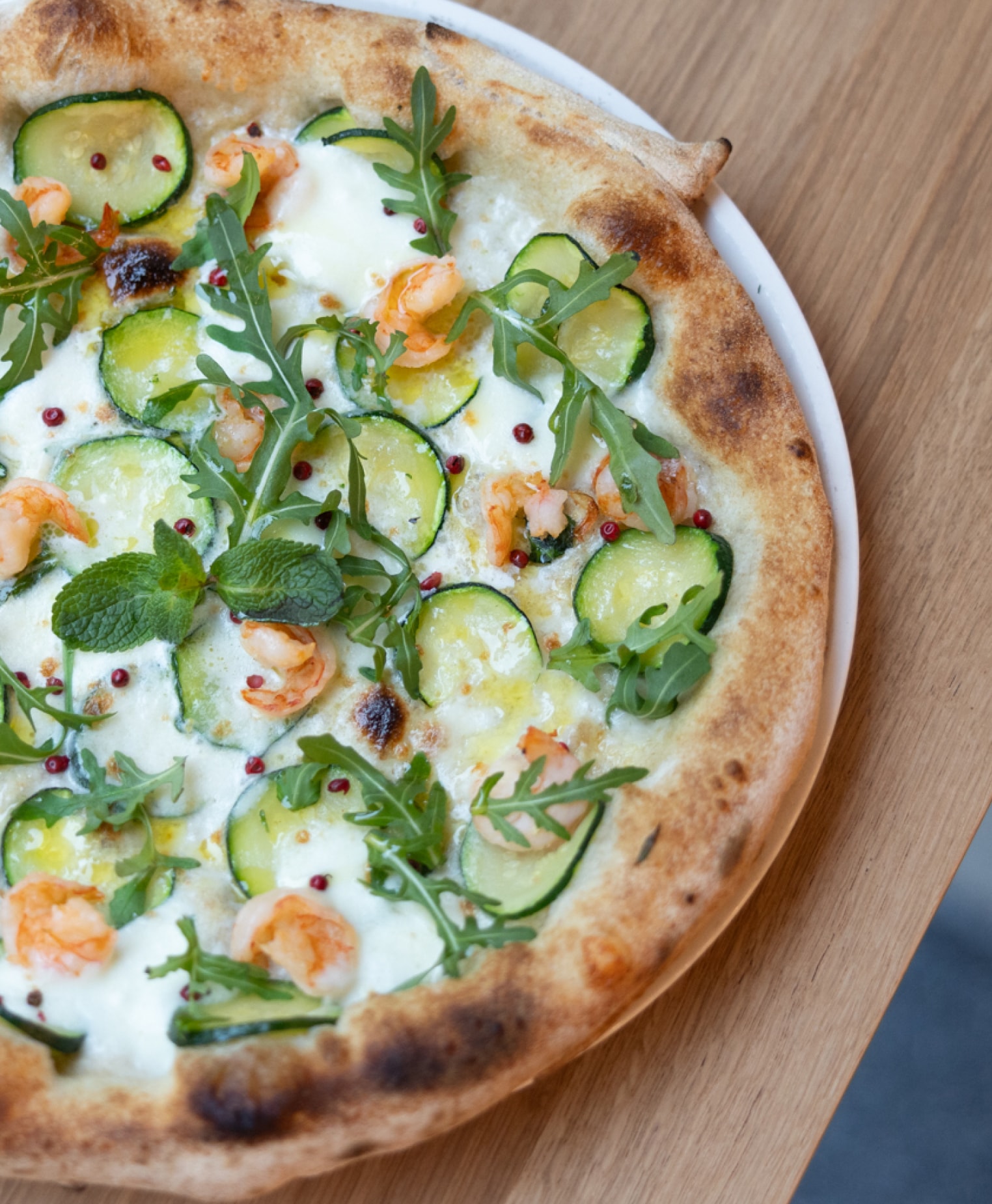 La Bestia Luzern Pizza-Gamberi e Zucchini